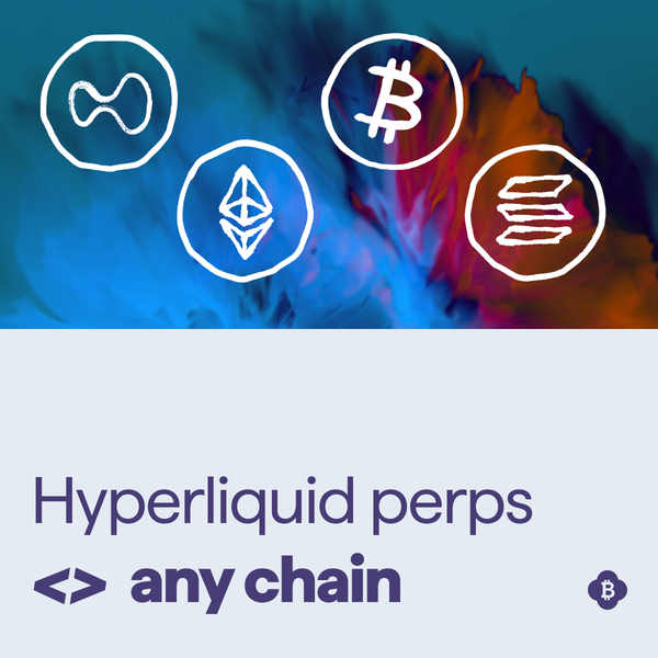 Обменивайте напрямую в перпы Hyperliquid с 14+ сетей